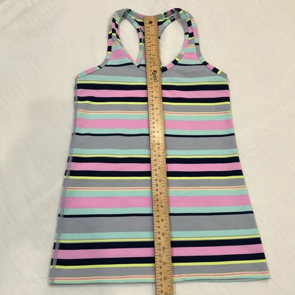 Ivivva by Lululemon size 12 Multicolor Striped Tank Top - Picture 6 of 13